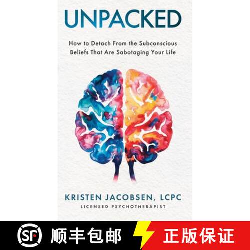 【3-4周达】精装 Unpacked: How To Detach From The Subconscious Beliefs That Are Sabotaging Your Life [9798896943372]