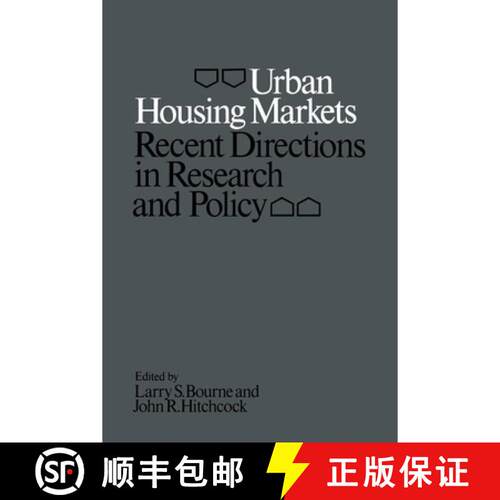 【3-4周达】Urban Housing Markets – Recent Directions in Research and Policy [9780802023391]