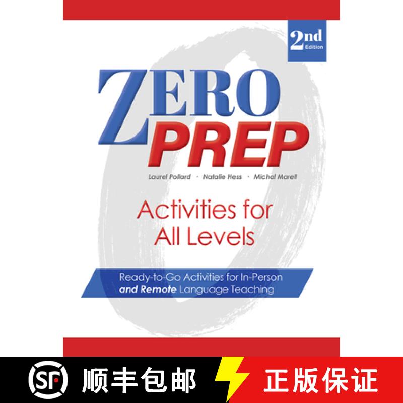 预订 Zero Prep Activities for All Levels: Ready-to-Go Activities for In-Person and Remote Language Te... [9780866475785]