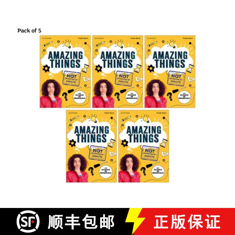 【3-4周达】Read Write Inc. Fresh Start Readers: Book 17: Amazing Things (Not Invented by Adults!) & S... [9781382052948]