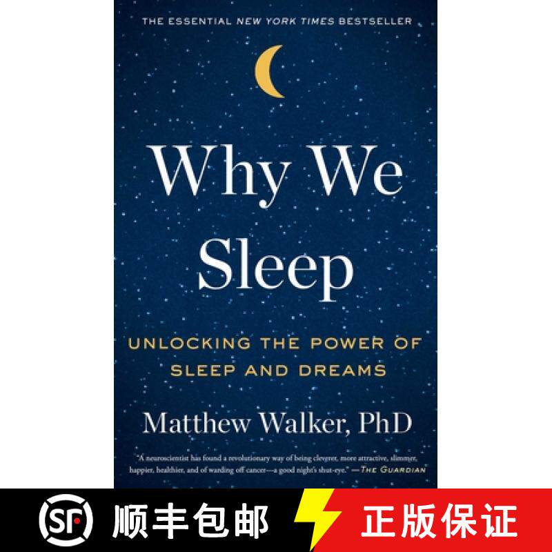 【3-4周达】Why We Sleep: Unlocking the Power of Sleep and Dreams [9781501144318]
