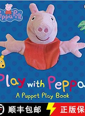 【3-4周达】Peppa Pig: Play with Peppa Hand Puppet Book [9780723276319]
