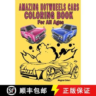 【3-4周达】Amazing HotWheels Cars Coloring Book For All Ages [9781716210242]
