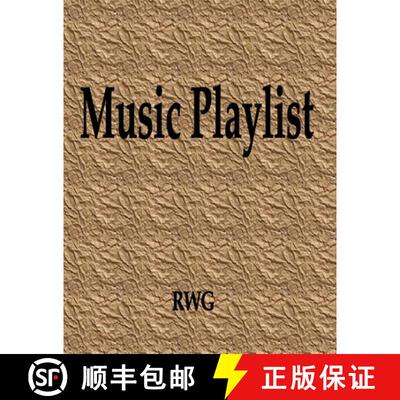 【3-4周达】Music Playlist: 200 Pages 8.5 X 11 [9781087814148]