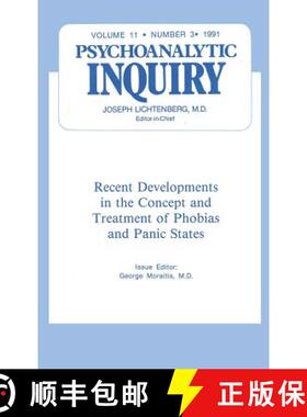 【3-4周达】Recent Developments in the Concept and Treatment of Phobias and Panic States: Psychoanalyt... [9780881639506]