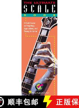 【3-4周达】The Ultimate Scale Book Guitar Scale Sheet Music Songbook Major Minor Blues Modes and Exot... [9780793597888]