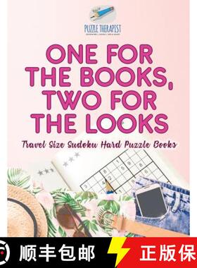 预订 One for the Books, Two for the Looks | Travel Size Sudoku Hard Puzzle Books [9781541941526]