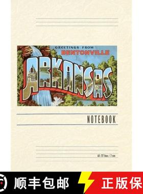 【3-4周达】Vintage Lined Notebook Greetings from Bentonville [9798385401246]