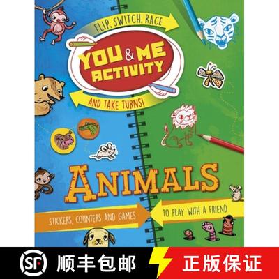 【3-4周达】You & Me Activity: Animals: Stickers, Counters and Games to Play with a Friend [9781783122165]