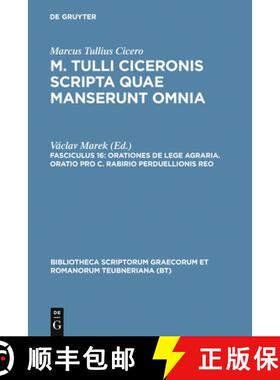 【3-4周达】Orationes de Lege Agraria. Oratio Pro C. Rabirio Perduellionis Reo [9783598711862]