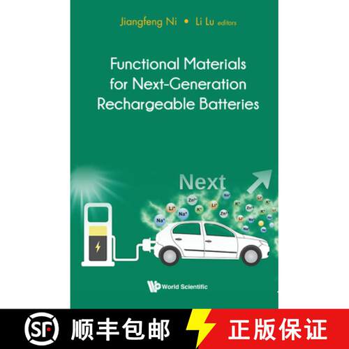 【3-4周达】精装 Functional Materials For Next-generation Rechargeable Batteries [9789811230660]