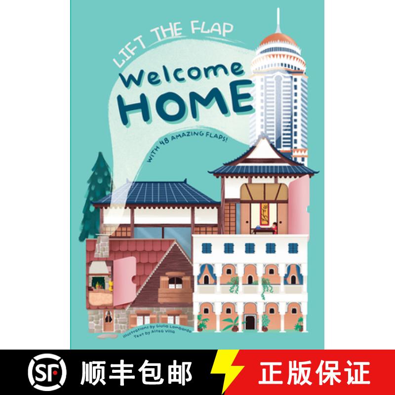 【3-4周达】Welcome Home: With 48 Amazing Flaps : Lift the Flap [9788854418646]