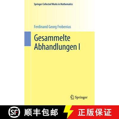 【3-4周达】Gesammelte Abhandlungen I (1. Aufl. 1968, Reprint 2015 of the 1968 edition) [9783662488881]