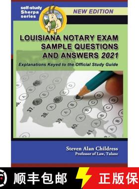 预订 Louisiana Notary Exam Sample Questions and Answers 2021: Explanations Keyed to the Official Stud... [9781610274258]