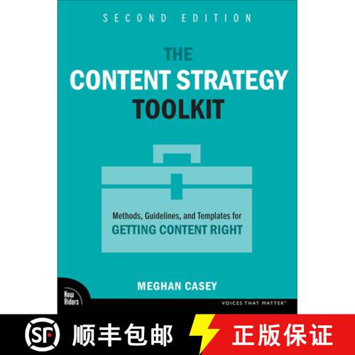 【3-4周达】The Content Strategy Toolkit: Methods, Guidelines, and Templates for Getting Content Right [9780138059279]