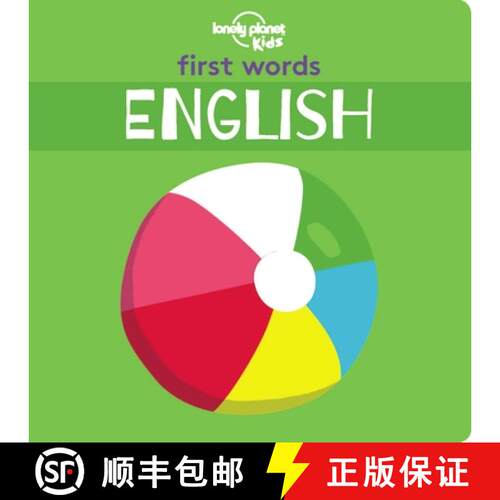 【3-4周达】精装 Lonely Planet Kids First Words - English : 12 Exciting New Words to Learn | Colourful... [9781788682480]