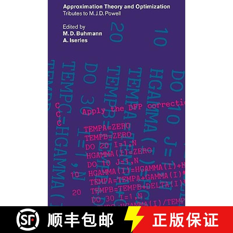 【3-4周达】Approximation Theory and Optimization: Tributes to M. J. D. Powell [9780521118446]