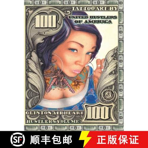 【3-4周达】Art by Clinton Airheart, Hustlers Volume  : Tattoo Art, Realism and Lettering [9781637514511]