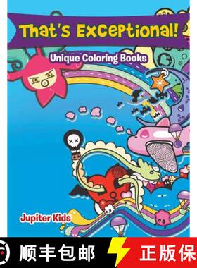 【3-4周达】That's Exceptional!: Unique Coloring Books [9781683053347]