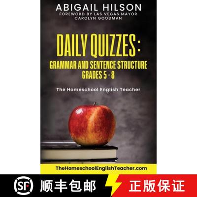 【3-4周达】Daily Quizzes: Grammar and Sentence Structure Grades 5-8 [9780989088992]