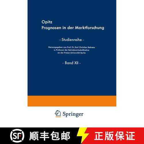 【3-4周达】Prognosen in der Marktforschung : Die Eignung der demoskopischen Marktforschung zur Formul... [9783663009504]