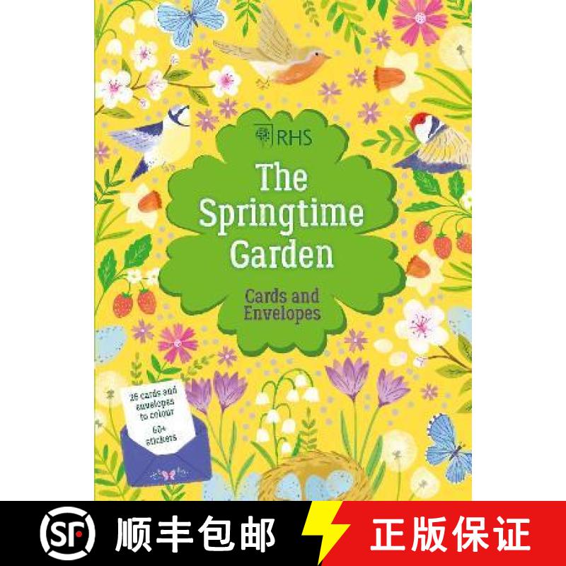 【3-4周达】The Springtime Garden Cards and Envelopes [9780702314148]
