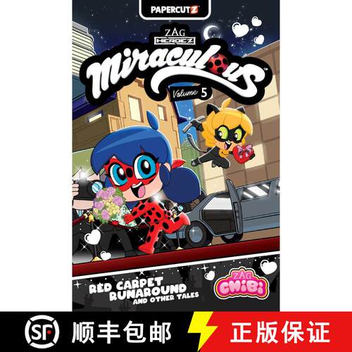 【3-4周达】Miraculous Chibi Vol. 5: Red Carpet Runaround and Other Tales [9781545820803]