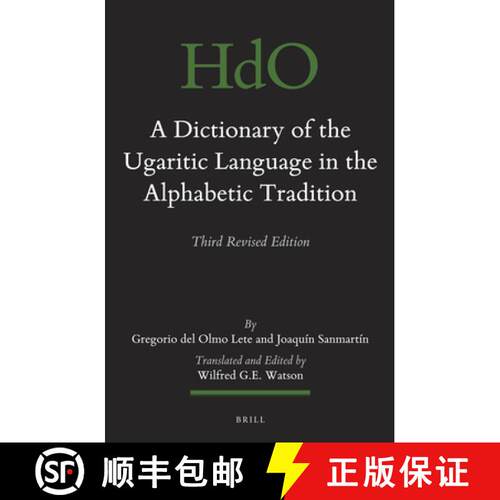 预订 精装 A Dictionary of the Ugaritic Language in the Alphabetic Tradition (2 Vols): Third Revised E... [9789004288645]