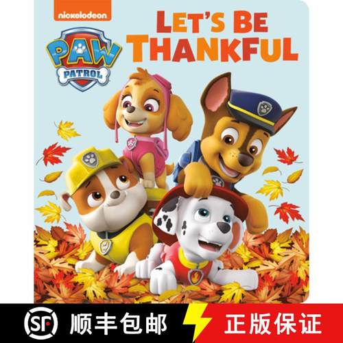 预订 Let's Be Thankful (Paw Patrol) [9780593432907]