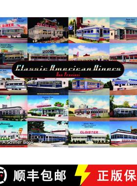 【3-4周达】Classic American Diners: Collectible Postcards and Matchcovers: Collectible Postcards and ... [9780764326103]