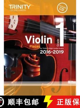 【3-4周达】Violin Exam Pieces Grade 1 2016-2019 (Score, Part & CD) [9780857364456]