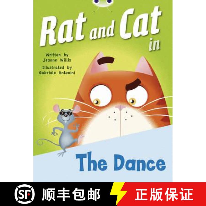 【2-3周达】Bug Club Guided Fiction Reception Red B Rat and Cat in the Dance [9780435914448]