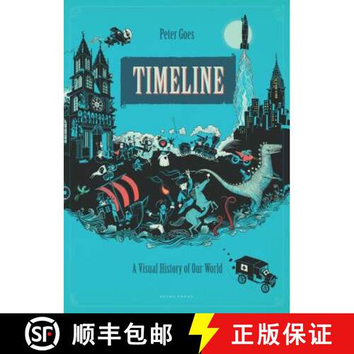 【3-4周达】精装 Timeline: A Visual History of Our World [9781776570690]