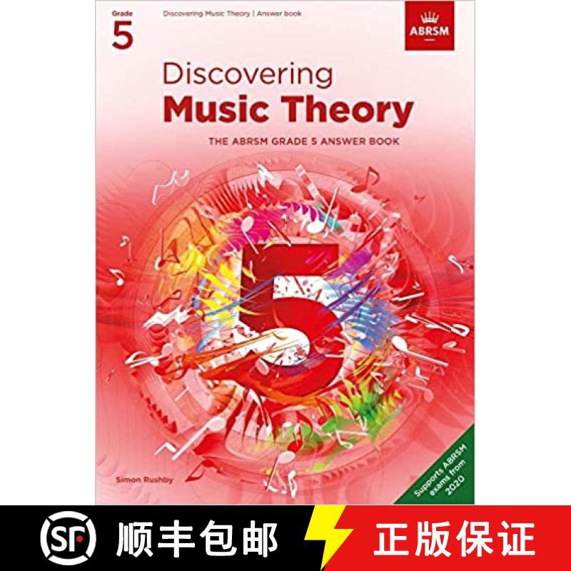 【3-4周达】Discovering Music Theory, The ABRSM Grade 5 Answer Book: Answers (Theory workbooks (ABRSM)) [9781786013545]