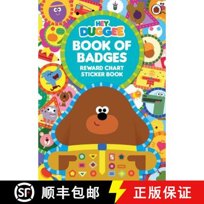 【3-4周达】Hey Duggee: Book of Badges : Reward Chart Sticker Book [9781405929660]