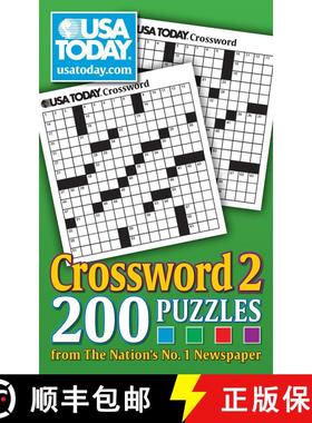 【3-4周达】USA Today Crossword 2, 17: 200 Puzzles from the Nations No. 1 Newspaper [9781449403133]