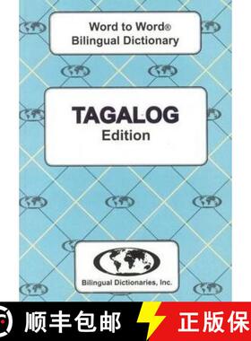 【3-4周达】English-Tagalog & Tagalog-English Word-to-Word Dictionary: Suitable for Exams [9780933146372]