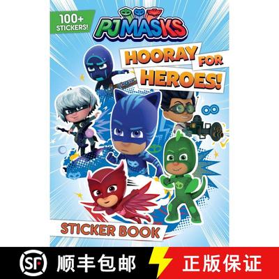 现货 PJ Masks: Hooray for Heroes! Sticker Book [9780794444853]