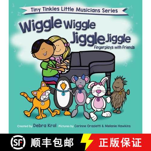 【3-4周达】Wiggle Wiggle Jiggle Jiggle Fingerplays with Friends [9781777705091]
