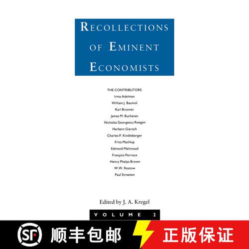 【3-4周达】Recollections of Eminent Economists [9781349097784]