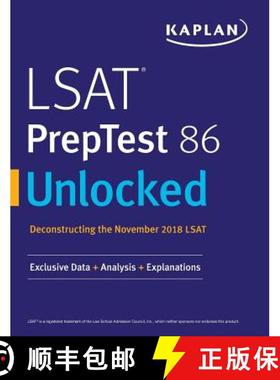 【3-4周达】LSAT PrepTest 86 Unlocked: Exclusive Data + Analysis + Explanations [9781506249810]