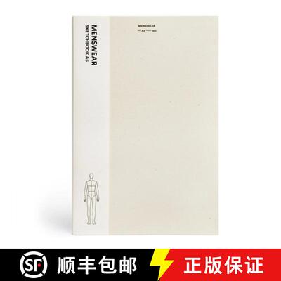 【3-4周达】精装 Fashionary Menswear Sketchbook A5 [9789887711148]