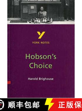 【3-4周达】Hobson's Choice: York Notes GCSE - for 2026, 2027 exams [9780582313521]