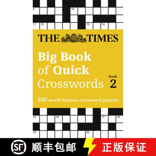 【3-4周达】The Times Big Book of Quick Crosswords Book 2: 300 World-Famous Crossword Puzzles [9780008195779]