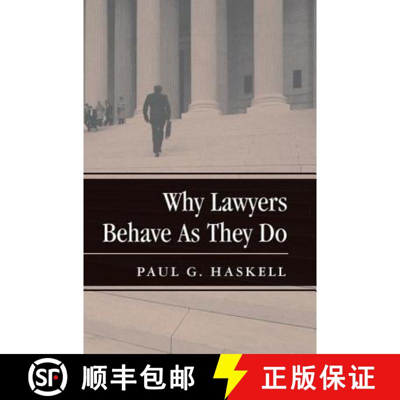【3-4周达】Why Lawyers Behave As They Do [9780813368979]