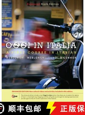 【3-4周达】Oggi in Italia, Enhanced [9781285874401]