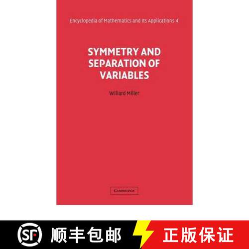 预订 精装 Symmetry and Separation of Variables: - Symmetry and Separation of Variables [9780521302241]
