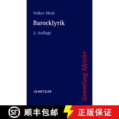 【3-4周达】Barocklyrik (2., aktualisierte und erweiterte Auflage) [9783476122278]