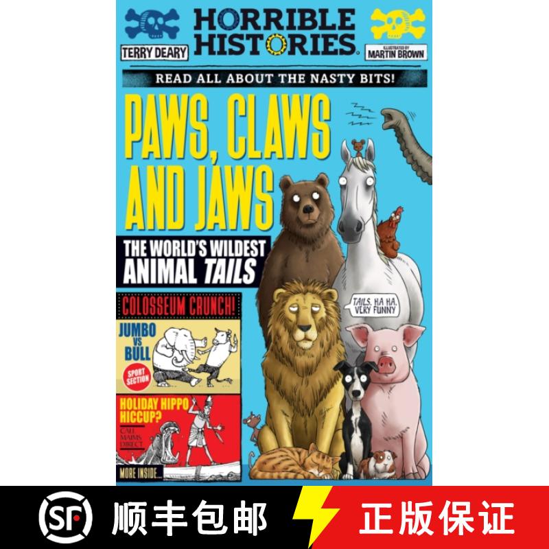 【3-4周达】Paws, Claws and Jaws: The World's Wildest Animal Tails [9780702331022]