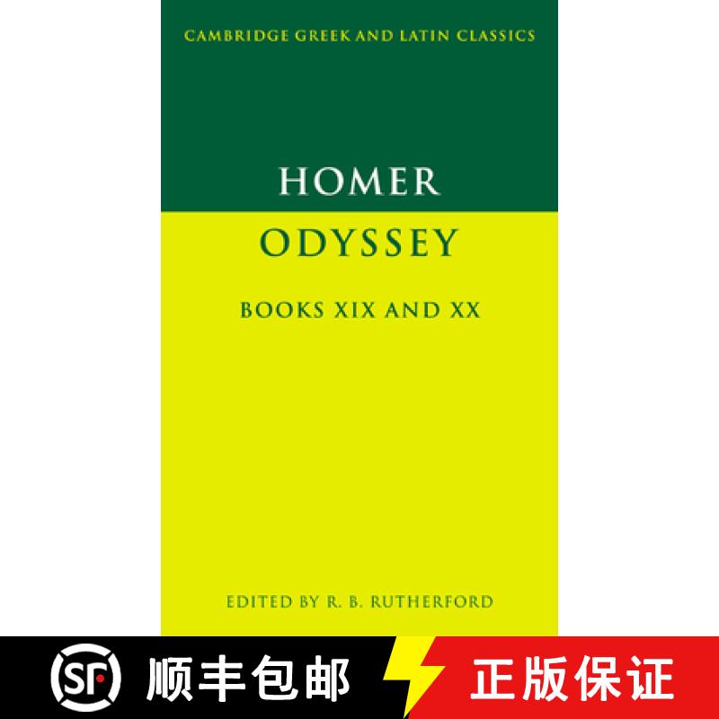 【3-4周达】Homer: Odyssey Books XIX and XX: - Homer: Odyssey Books XIX and XX [9780521347600]